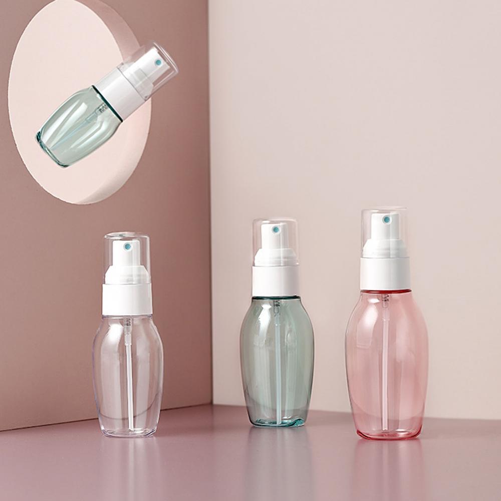 80% Sales! 30/60/80/100Ml Draagbare Reizen Plastic Lege Spray Fles Verstuiver Dispenser: 60ml Random Color