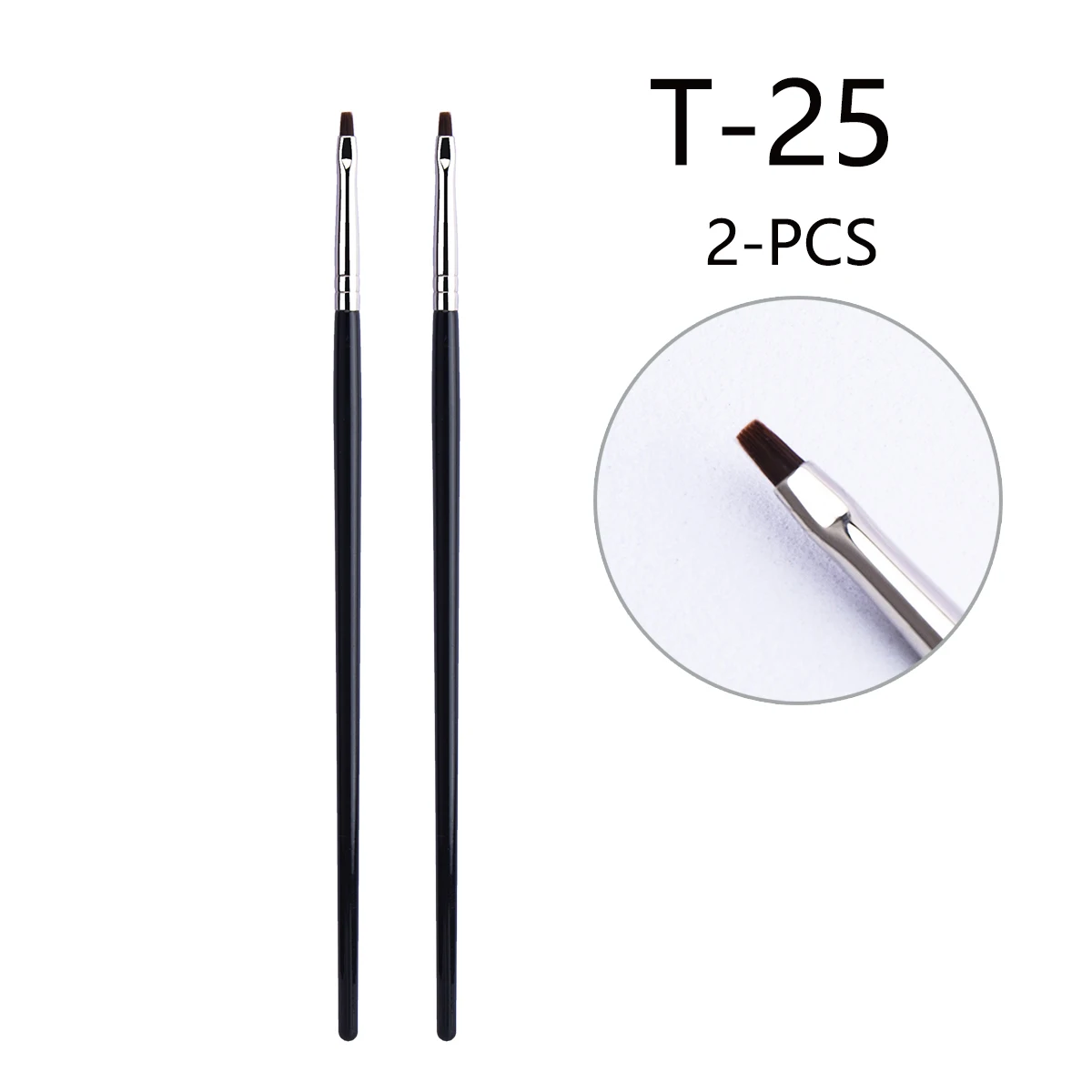T22 Feiner Eyeliner-machen-hoch-Pinsel, flüssiger Gel-Eyeliner-Pinsel, präziser dünner langer Eyeliner-Pinsel, professionelles Eyeliner-machen-hoch-Werkzeug