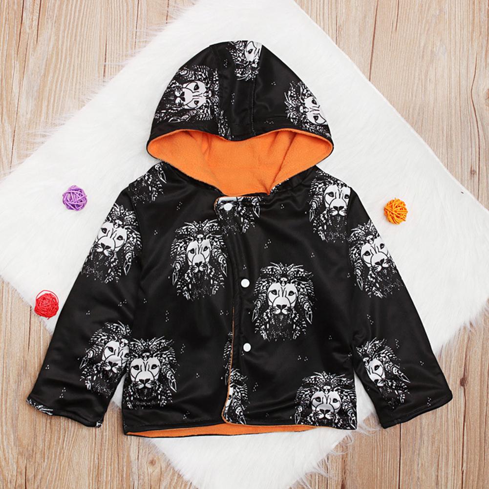 Neue Winter Jacken Druck Baby Jungen Täglichen Mit Kapuze Lange Hülse Strickjacke Komfortable freundlicher Vlies Verdicken Kleidung