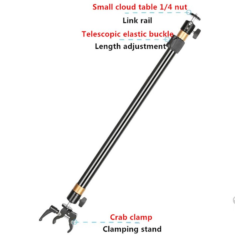 Slide Rail Ondersteuning Staaf Voor Slider Dolly Spoor Fotografie Dslr Camera Stabilizer System Statief Accessoires