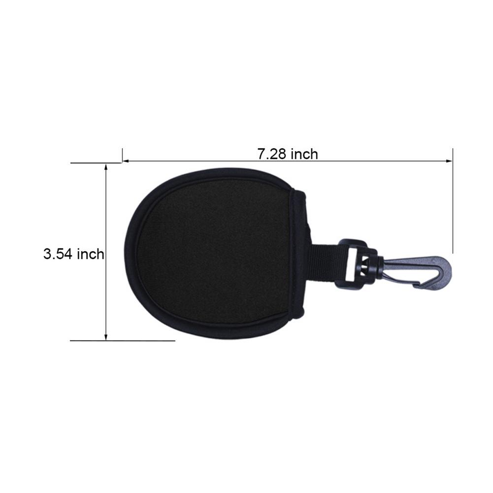 Sac d&#39;essuyage de balle de Golf, nettoyeur de balle de Golf, rondelle de poche, lave-balle de Golf, petite boule, chiffon d&#39;essuyage, outil Portable d&#39;époussetage de balle de Golf: Default Title