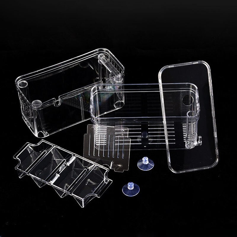 Fish Tank Fok Isolatie Box Uitkomen Incubator Isolatie Acryl Aquarium Tanks Duurzaam Aquarium Broederij Incubator Houder