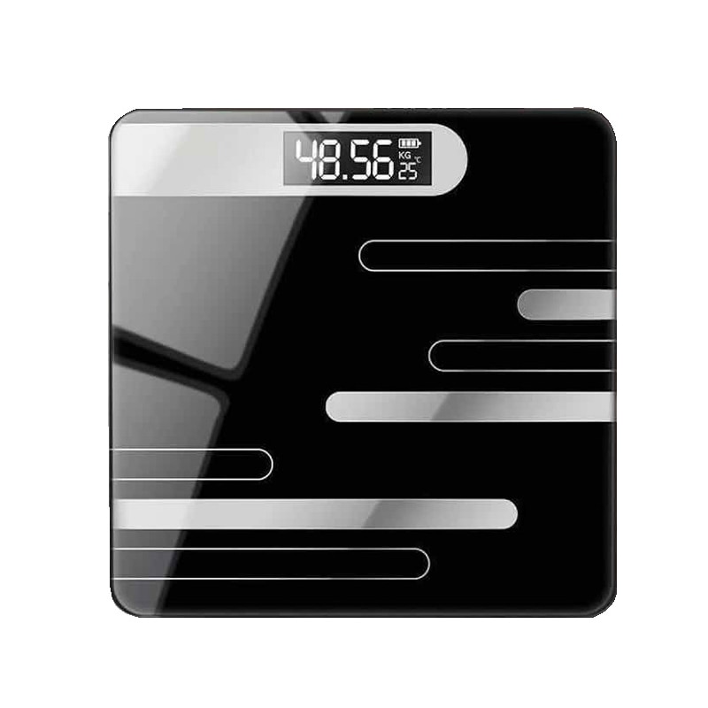 2020 podłoga w łazience waga szkła inteligentne wagi elektroniczne USB ładowania wyświetlacz LCD ciała ważenia domu cyfrowa waga robić kontroli masy ciała