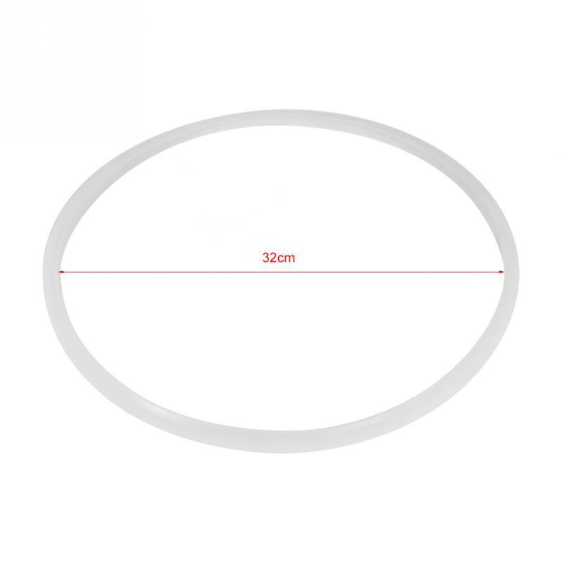 Silicone Pressure Cooker Gasket 22-32cm White Rubber Seal Cooking Tool Set