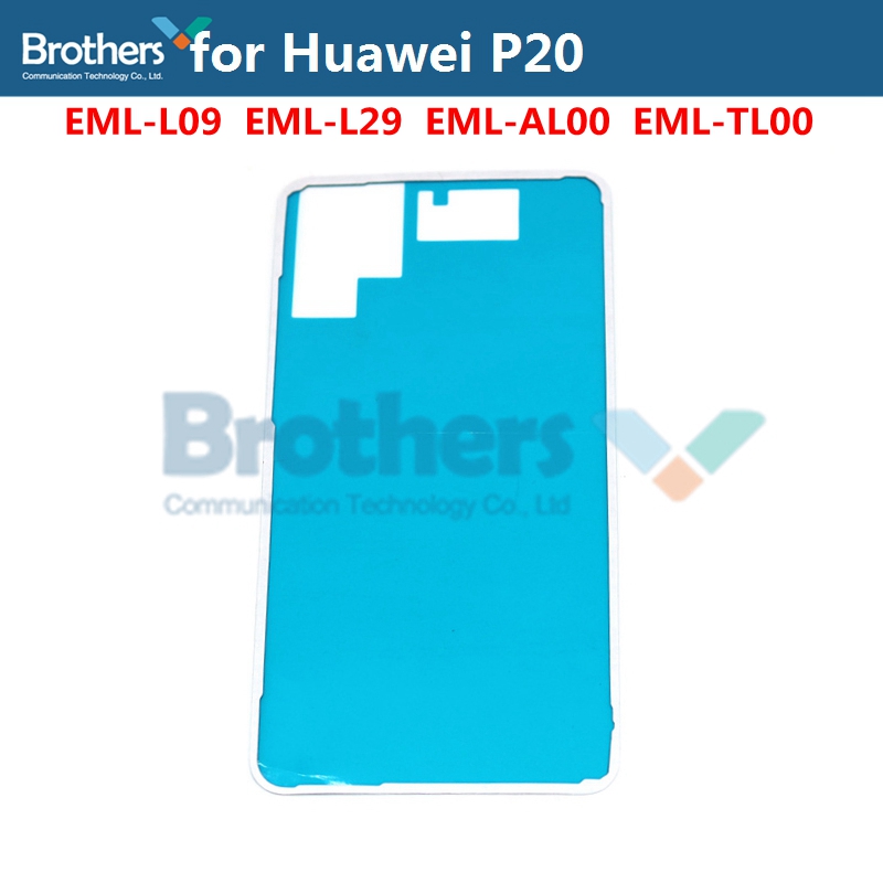 Per Huawei P20 P20Pro P30 Pro Alloggiamento Della Copertura Posteriore Adesivo Per Honor 8X 9X 9 10 20 20i Sticker 3 3M Colla Coperchio Della Batteria Nastro Adesivo: 1pcs for P20