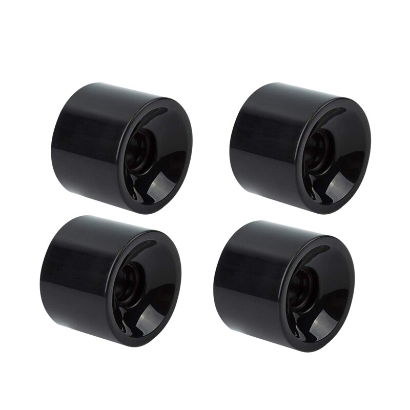 Set  of 4 longboard skateboard hjul 70mm 80a, ersättande hjul för cruiser pennyboard waveboard snakeboard: Default Title