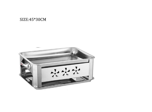 fish Grilled Furnace Charcoal Alcohol Dual use BBQ Stoves Stainless steel meat fryer barbeque oven: 3