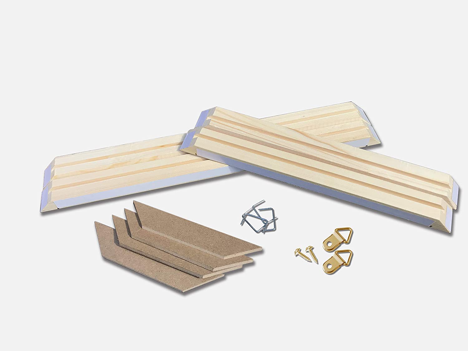 DIY Solid Blank Wood Canvas Frame Kit 16 x20 Inch for Oil Painting Wall Art Wooden Art Frames for Paintings Canvases