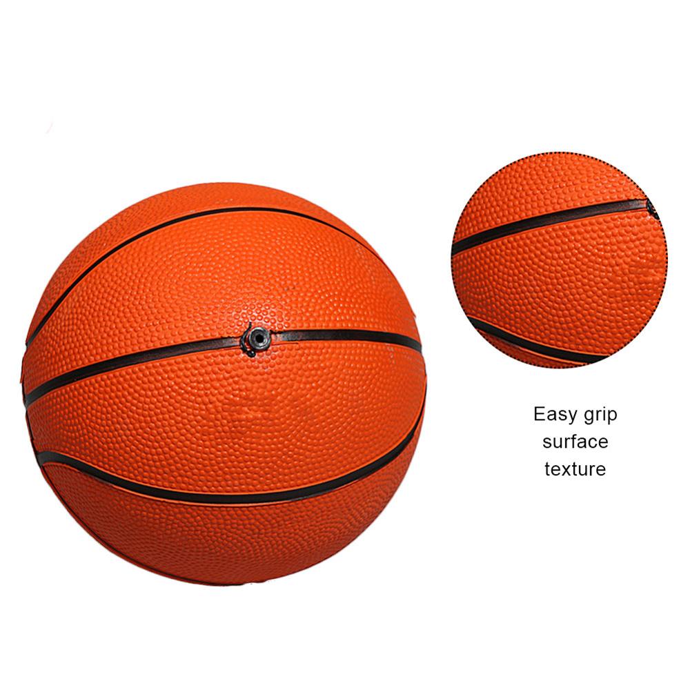 13cm Rubber Basketball Child Parent-Child Toy Kindergarten Children Training Basketball With Pump