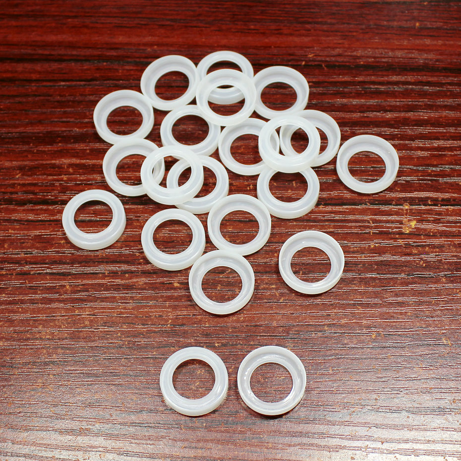 100pcs/lot Lithium battery cap 18650 lithium battery fittings gaskets white aprons nickel metal hydride cadmium meson: Beige