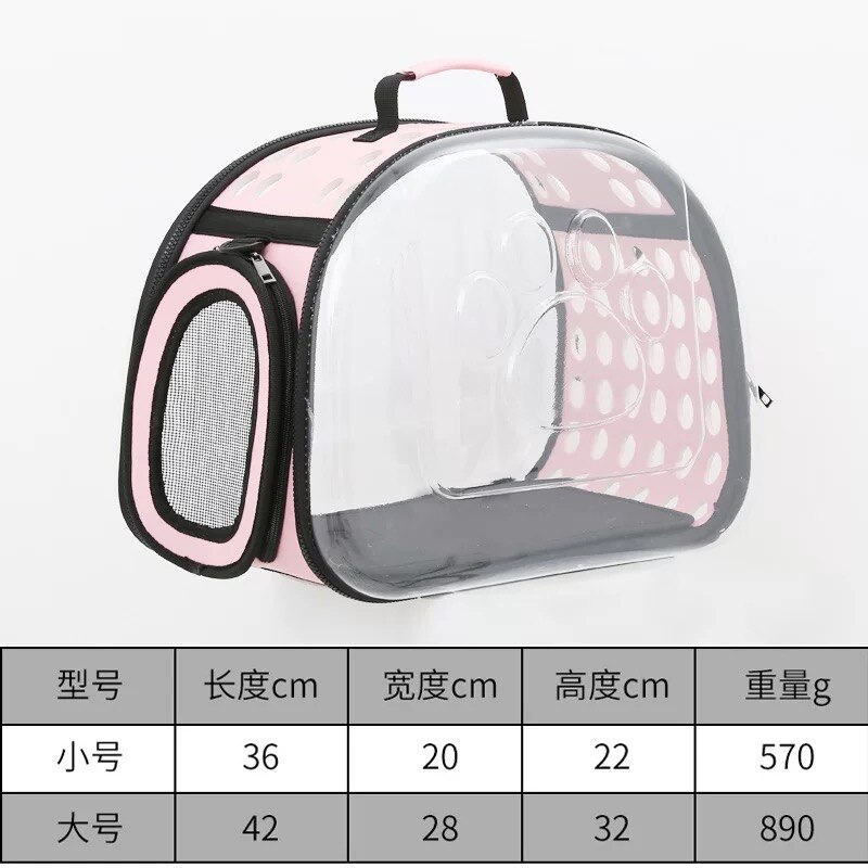 Pet Carrier Astronaut Space Capsule Backpack for Cats Small Dogs Portable Doggie Kitten Cat Travel Bag Outdoor Puppy Supplies: Q-101