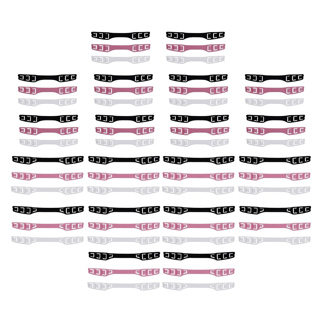 Set Of 60 Flexible Plastic Child 4-Gears Adjustable Ear Grips Extension Hook