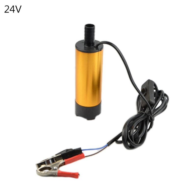 51mm DC 12V/24V Electric Submersible Pump Oil Water Pumping Extractor Suction C6UC: 24
