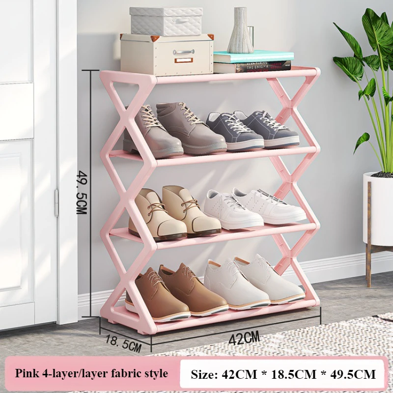 Shoe Shelf 4-Tier Floor Standing Storage Rack Dust... – Grandado