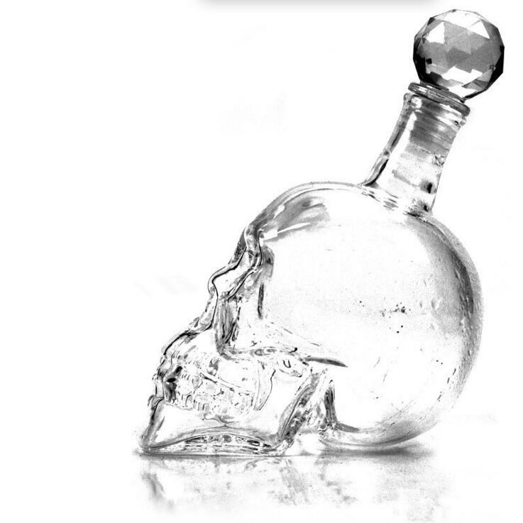 Halloween cristal crâne tête bouteille Whisky Vodka vin décanteur bouteille Whisky verre bière verre spiritueux tasse eau verre barre maison