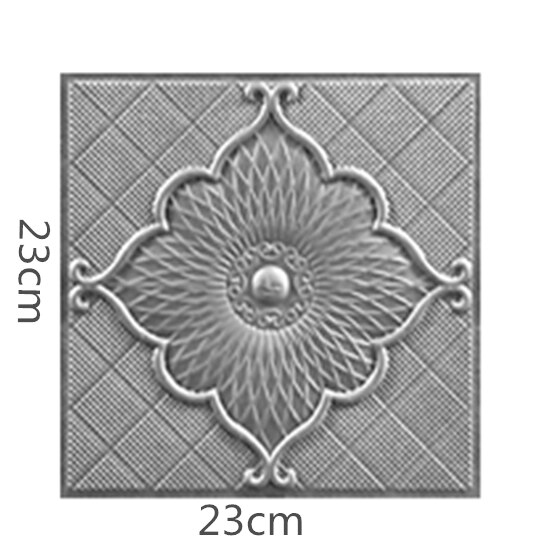 3D Muurstickers Plafond Sticker Dak Decoratie Schuim Behang Stereo Waterdicht Diy Tv Achtergrond Behang Sticker