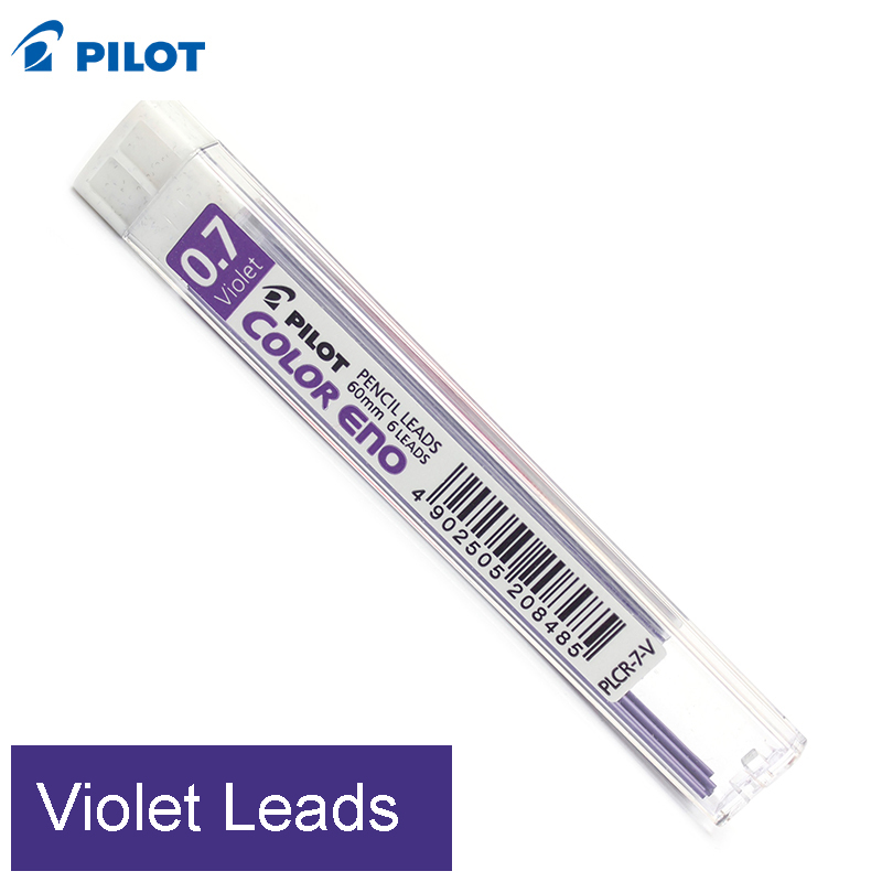 Pilot COLOR ENO Mechanical Pencil 0.7mm 8 Colors Writing Drawing Sketching Pencils Japanese School Supplies HCR-197: Violet Leads