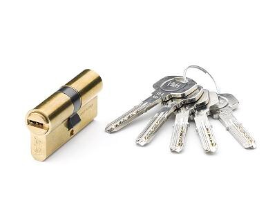 Cilindro Seguridad 35x35 Laton Doble Embrague