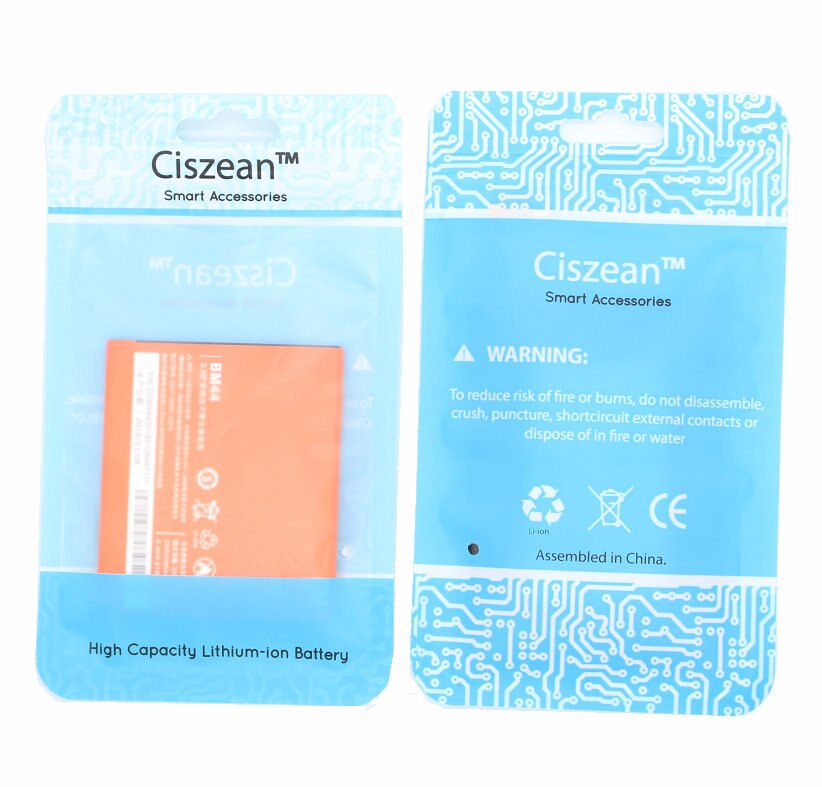 Ciszean 1x 3.8V 2200Mah BM44 Bm 44 Telefoon Vervanging Li-Polymeer Batterij Voor Xiaomi Redmi 2 Redmi 2 een Batterijen