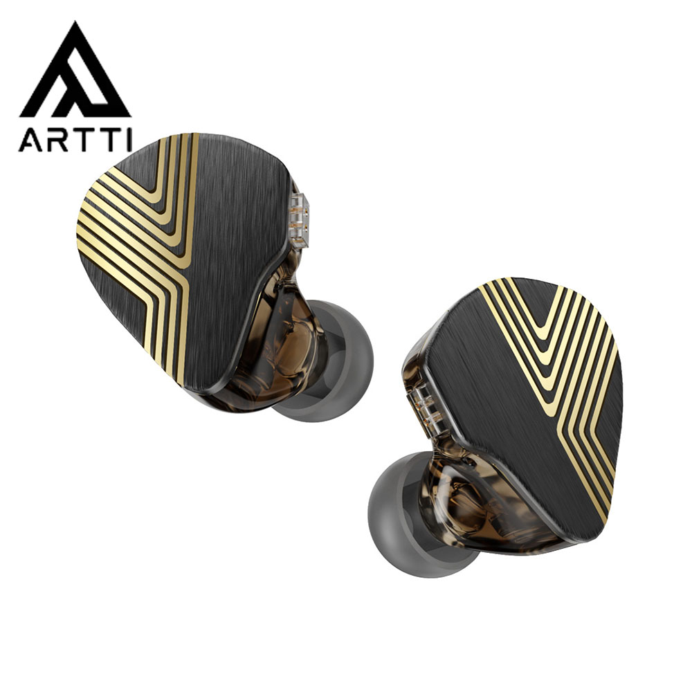 Artti tr1 1dd 1ba neuer Hifi-Kopfhörer in-Ohr-Kabel iems 10mm Beryllium beschichteter Monitor-Kopfhörer 3,5mm/Typ C Mikrofon abnehmbares Kabel