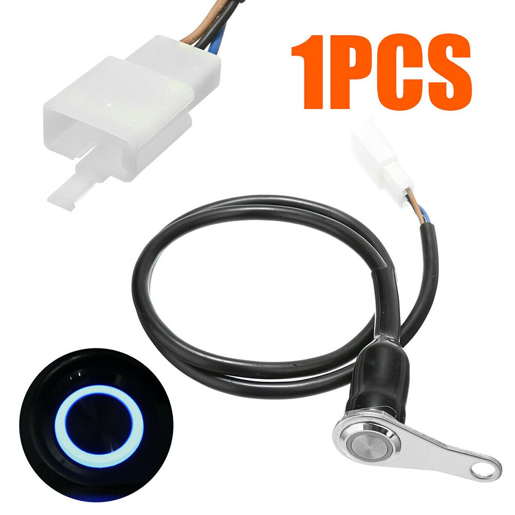 12V LED Motorcycle Light Handlebar Mount Push Button Switch ON-OFF Motorcycle Accessory CSL88