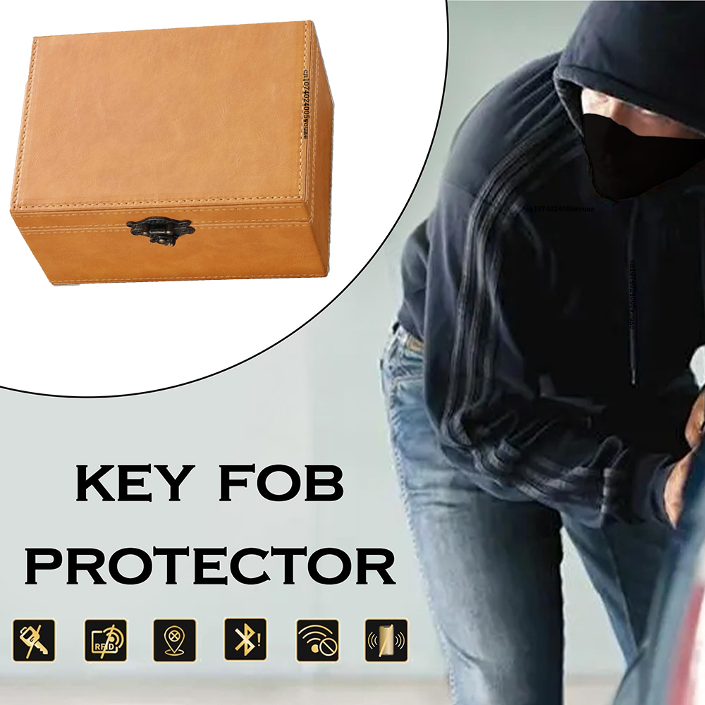 Faraday Box voor autosleutels RFID-blokkeerdoos Anti-diefstal Keyless Fob Protector Goedgekeurde grote autosleutelkluis