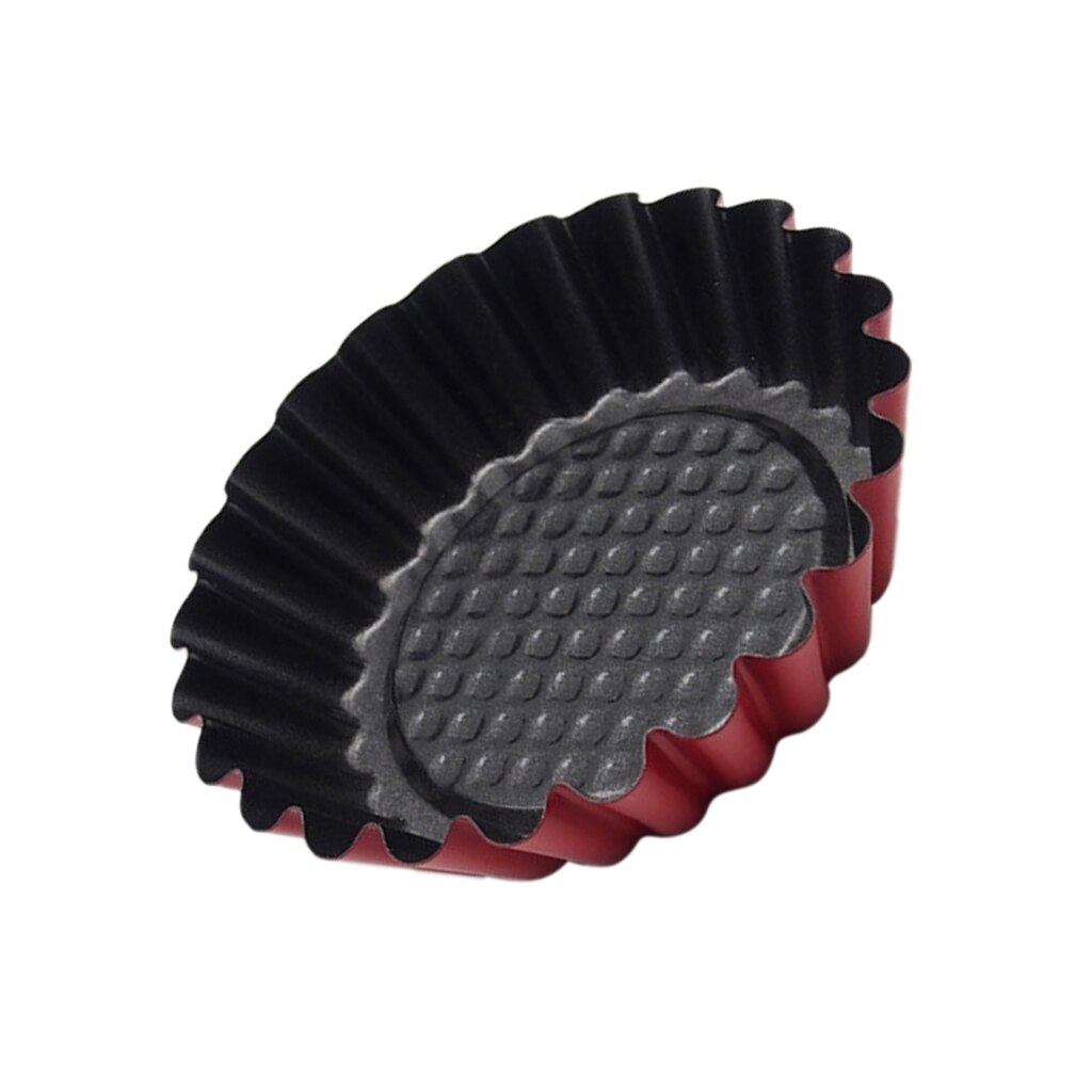 9.8cm Non-stick Mini Fluted Flan Tart Tin Kitchen Fluted Flan Dish Tin Tray