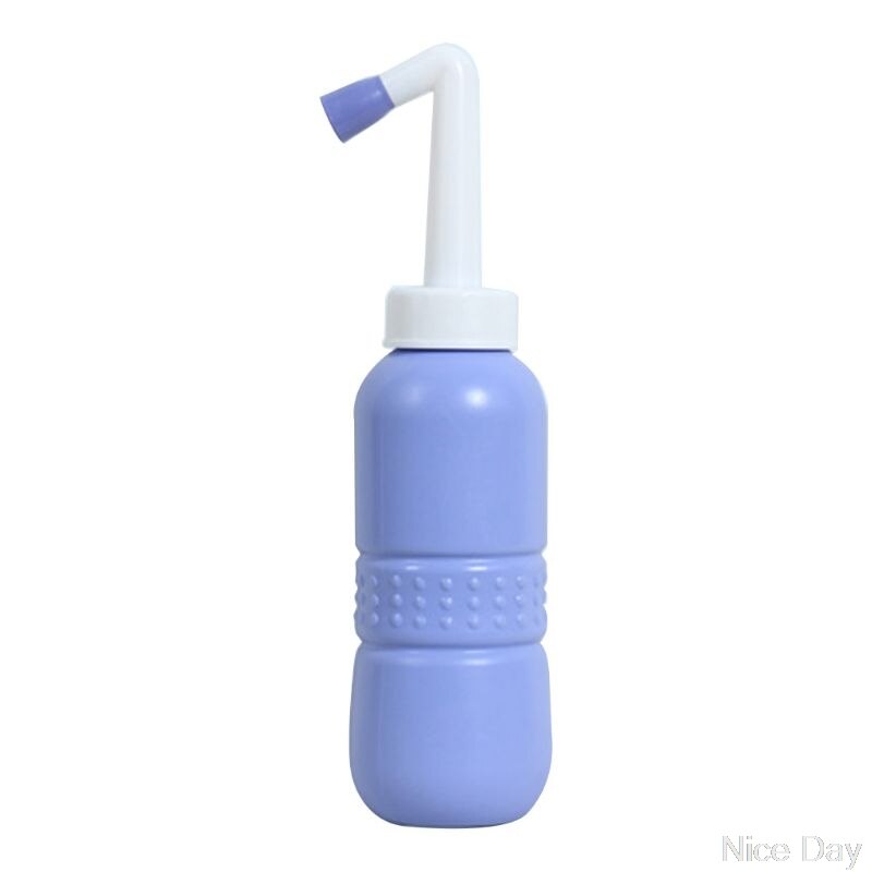 Draagbare Bidet Voor Toilet - Handheld Bidet Spuit 450 Ml Reizen Bidet Schoon Blijven A09 20: Blue