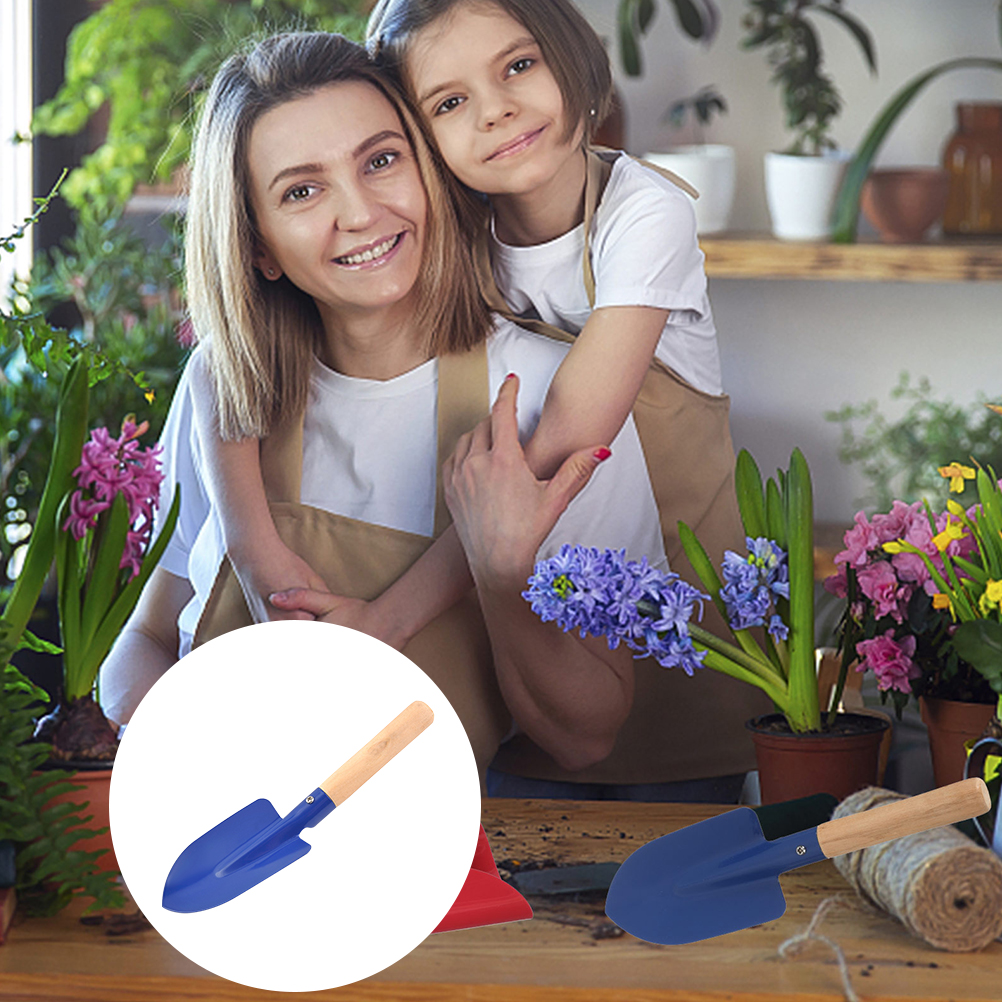 1 Set Garden Digging Tools Kids Garden Tools with Rake Fork Shovel and Trowel: Default Title