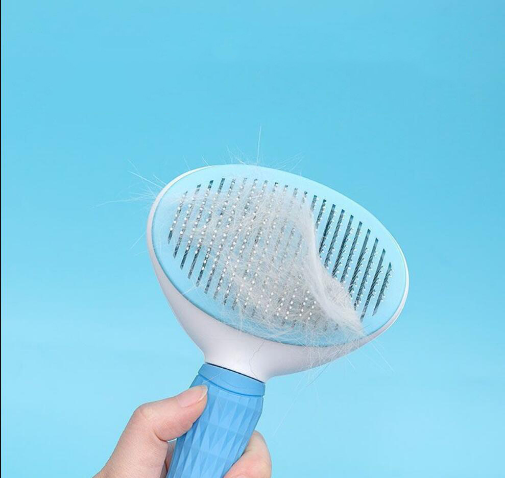 Haustier Hund Haar Bürste Katze Kamm Pflege Und Pflege Katze Pinsel Edelstahl Kamm Für Lange Haare Hunde Reinigung Haustiere Hunde Zubehör