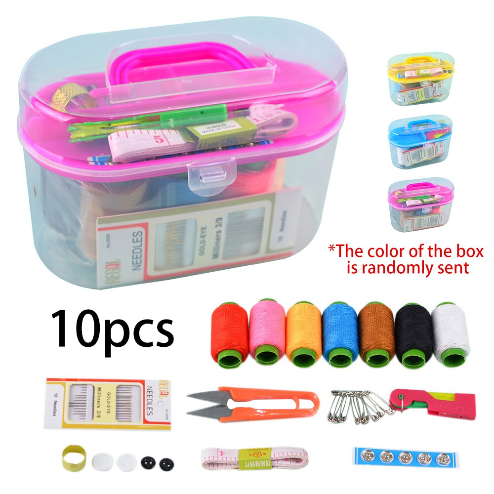 EU/US Plug Handheld Sewing Machine Mini Portable for Quick Repairs DIY Clothes Electric Stitch Sew Cordless Needlework Machine: Sewing Box