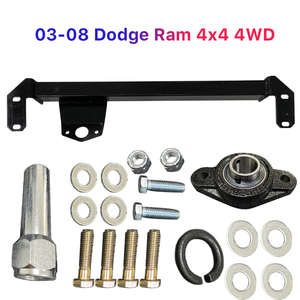 Steering Gear Box Stabilizer Bar for 03-08 Dodge Ram 1500 2500 3500 4WD 4X4: Default Title