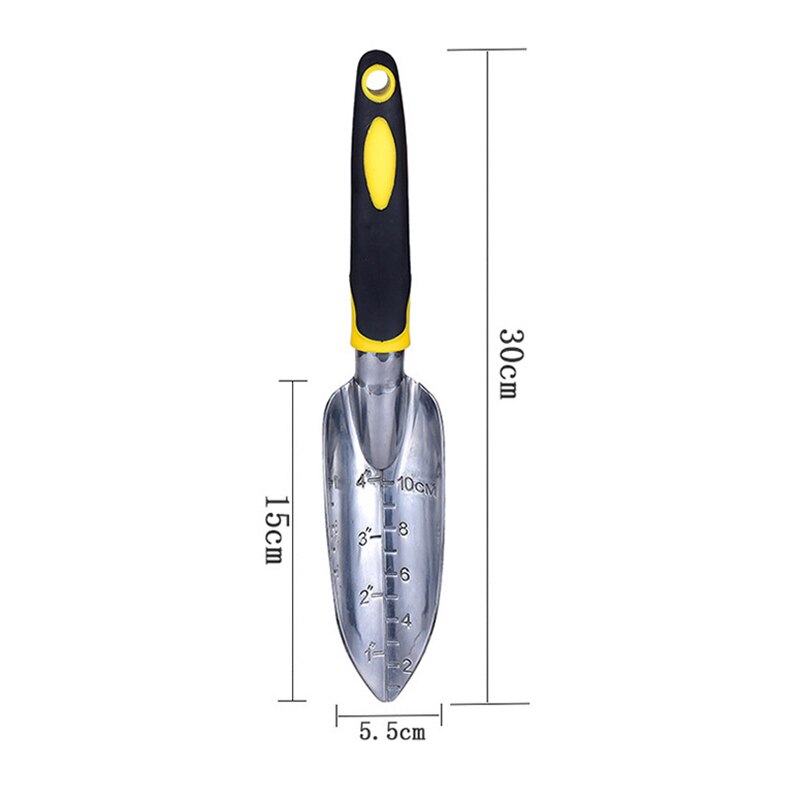 Hand Weeding Tools Transplanting Digging Tools Alloy Fork Shovel Harrow Garden Planting Weeding Tools PAK55: scale shovel