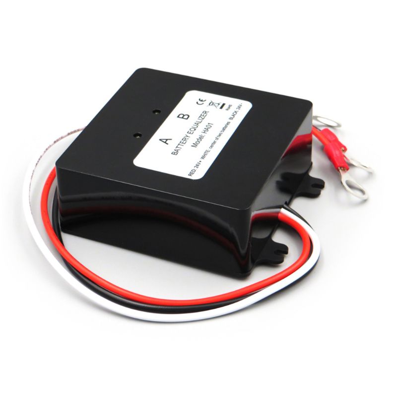 12/24V Loodaccu Lader Regulator HA01 Batterijen Voltage Equalizer Balancer Connector Voor Zonnepanelen Mobiele Systeem