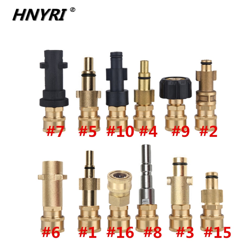 HNYRI myjka ciśnieniowa męski Adapter G1/4 &quot;szybkozłączka do Karcher/LAVOR/Gerni/Aquatak/Parkside Cleaning Machine