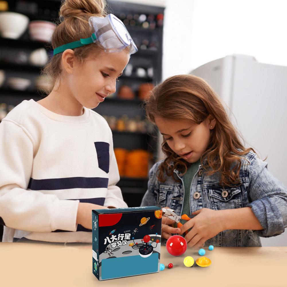 DIY Science Experiment Kits Solar System Eight Planets Model Educational Toy DIY Science Experiment Kits