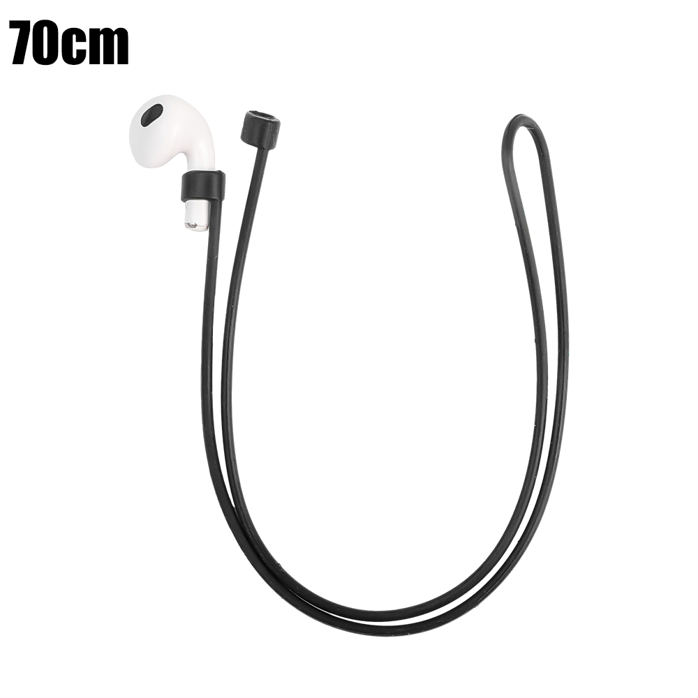 4/1 Uds correas deportivas antipérdida para Apple AirPods Pro Universal anticaída auriculares cuerda para el cuello auriculares Cable de silicona: 3XS / MULTICOLOR