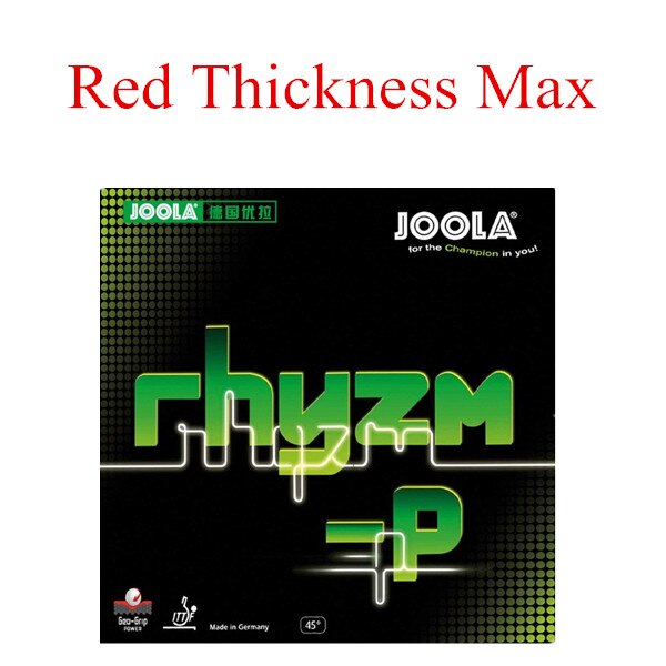 Joola RHYZM-P (giro y Control, para 40 +) rhyzm-p De Tenis De Mesa De Ping-Pong De Tenis De Mesa: Red Thickness Max