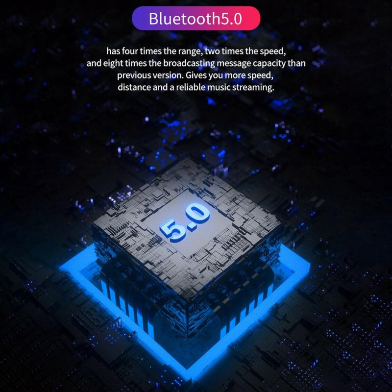 Y50 TWS Earphone bluetooth 5.0 True Wireless headphone Stereo Headset IPX7 Waterproof Sport Earbuds With Microphone Charging Box