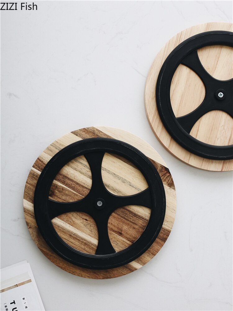 Kreative Kuchen Drehscheibe Holz Paletten Glas Abdeckung Snack Brot Tablett Nachtisch Anzeige Stand Seide Plattenspieler Küche Dekoration