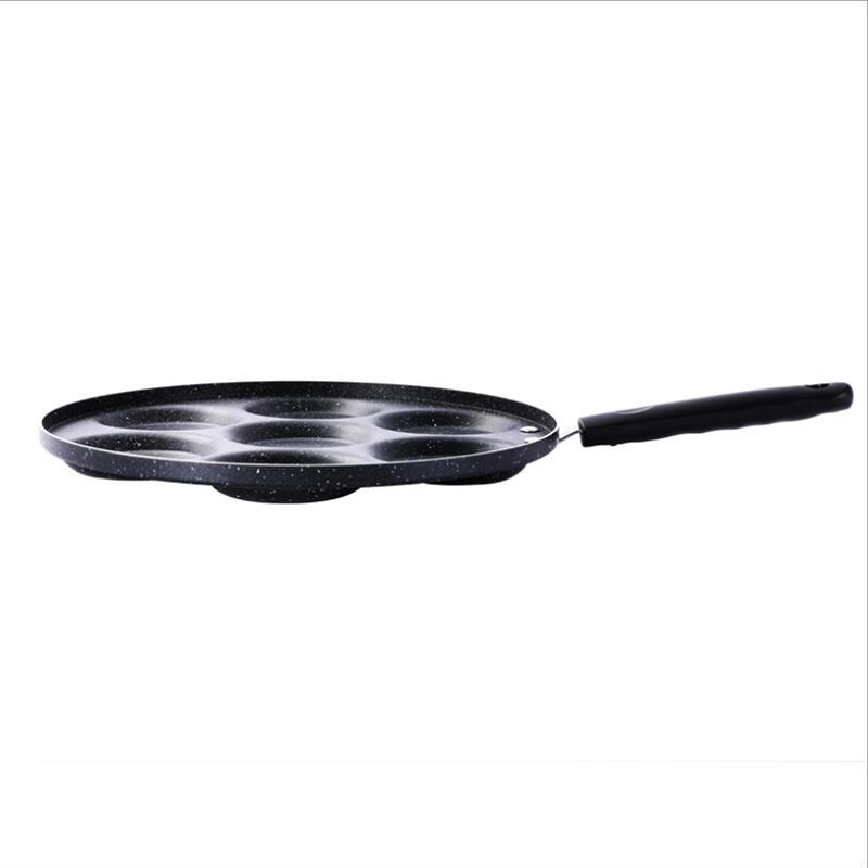 Zevengats koekenpan dikke omeletpan antiaanbak ei pannenkoek steak pan koken ei ham pannen ontbijtmaker