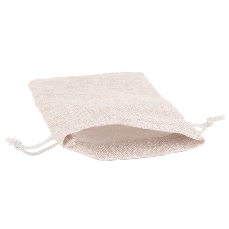 12Pcs Small Cotton Drawstring Bags Reusable Muslin Cloth Candy Favor Bag Jewelry Pouches for Wedding DIY Craft Soaps Herbs