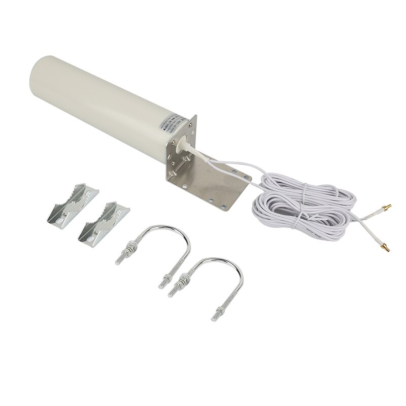 For 3G 4G Router Modem 4G LTE Antenna 3G 4G External Antennna Outdoor Antenna With 5m Dual SlIder CRC9/TS9/SMA Connector: CRC9