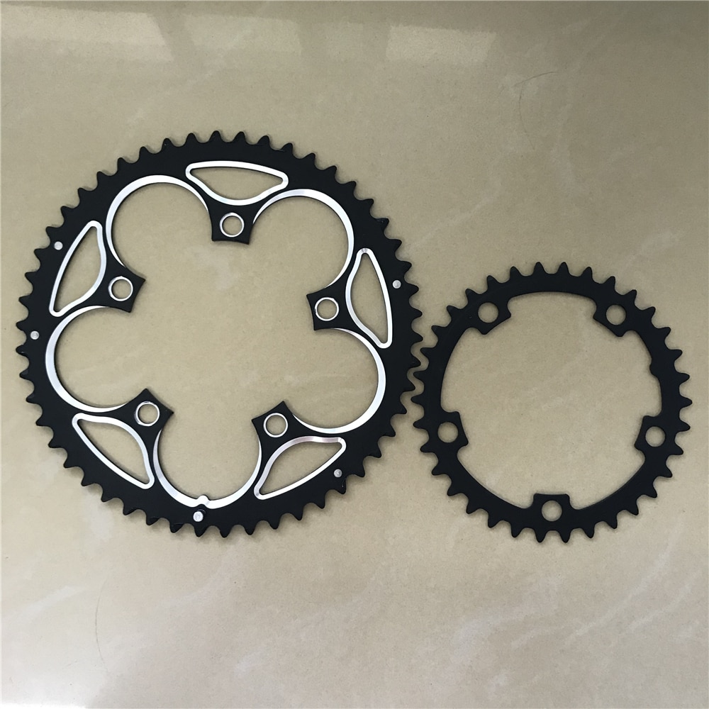 Road Bicycle Chainring 110 BCD 50T 48T 46T 34T Tooth plate Folding Bike Round Chain Wheel Double Speed Gear Disc Chain Ring