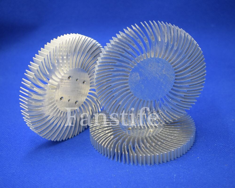 90mm Height-10mm High Power Led Radiator CREE Led 10W Aluminum Heatsink