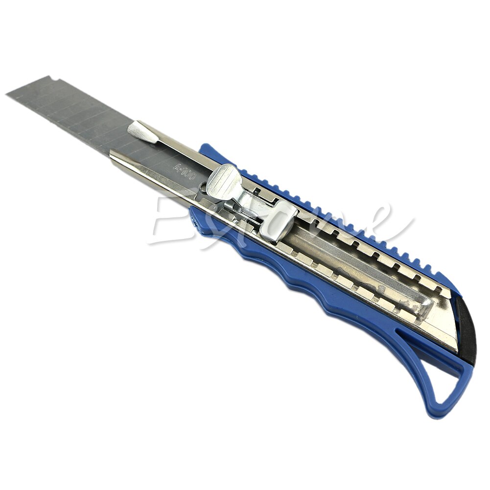 2Pcs Utility Stainless Steel Slide Snap Off Cutter Blade Retractable