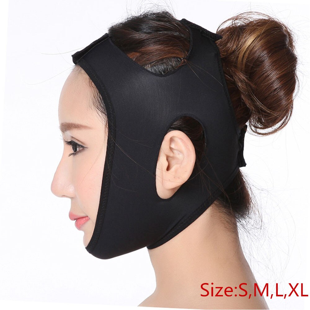 S-XL Dubbele Kin Gezicht Bandage Slim Lift Up Anti Rimpel Masker Strap Band V Gezicht Lijn Riem Vrouwen Afslanken dunne Gezicht Schoonheid