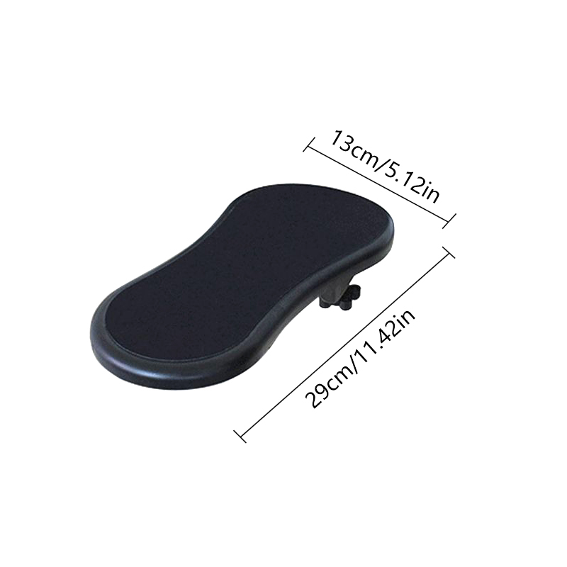 Repose-bras d'ordinateur pour bureau, Support de repose-poignet ergonomique réglable pour clavier, extension d'accoudoir, Support rotatif pour tapis de souris