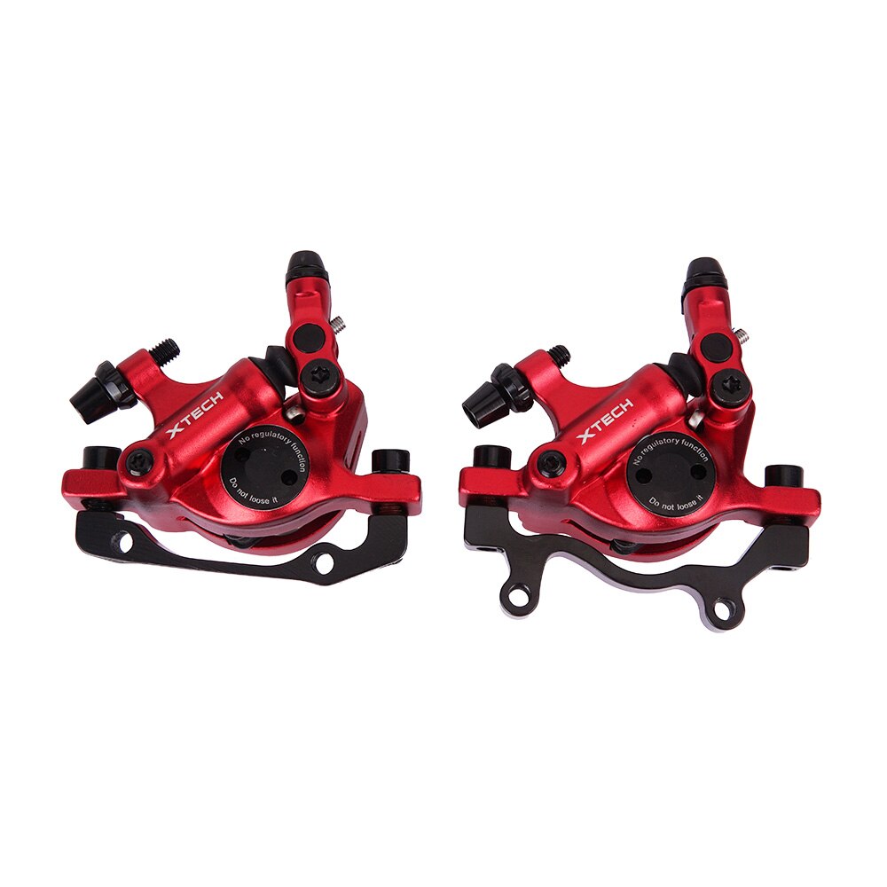 Rotor de freno de disco hidráulico para bicicleta de montaña, línea de tracción, delantero y trasero, M365: Front Rear Brake Red