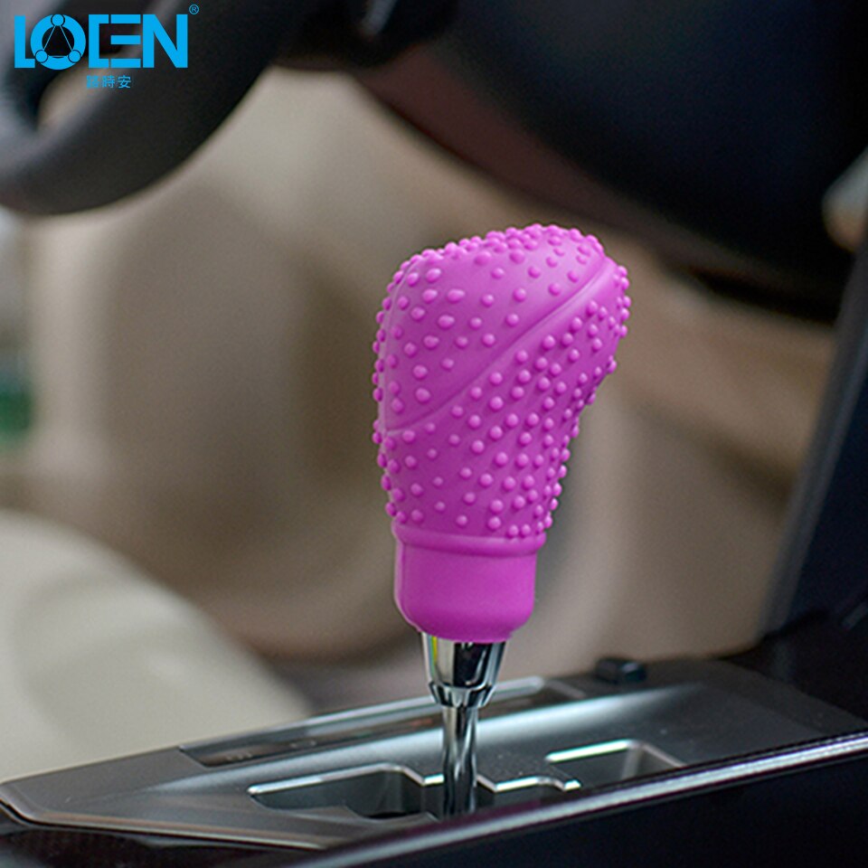 1Pc Auto Snoep Kleuren Universal Antislip Zachte Siliconen Auto Versnellingspook Kragen Schakelhendel Shifter Cover Vervanging auto Styling